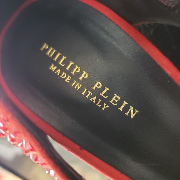 π₯HPπ₯Philipp Plein Red Jeweled Stiletto - Picture 13 of 15